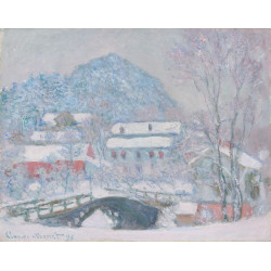 Norway sandviken village in the snow 1895 Norway sandviken village in the snow 1895