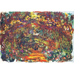 Path under the rose trellises giverny 1920 22 2