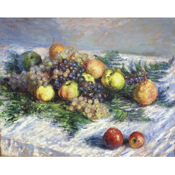 Still life with pears and grapes 1880