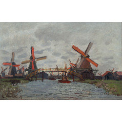 Windmills near zaandam 1871