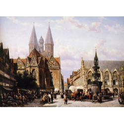 Altstadtmarkt in brunswijk