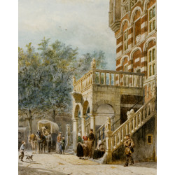 Figures on the bank in deventer 1888