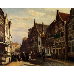 Oudewater street at summer 1878