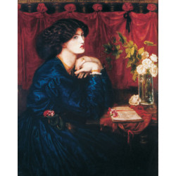 Jane morris the blue silk dress 1868