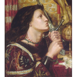 Joan of arc kisses the sword of liberation 1863
