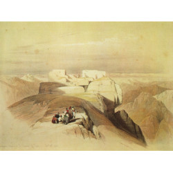 Ascent to the summit of mount sinai