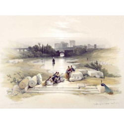 Baalbec from the fountain 1847
