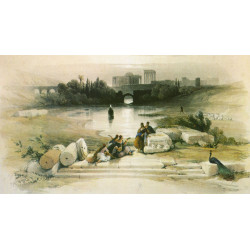 Baalbek from the fountain