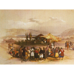 Encampment of the pilgrims at jericho