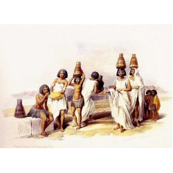 Nubian women at korti 1847