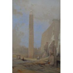 Obelisk at luxor 1838