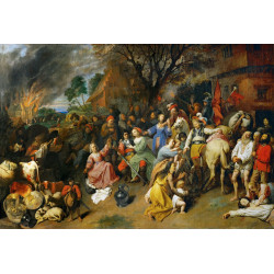 Farmers sufferings or plundering soldiers