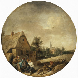 Landscape with a rural tavern