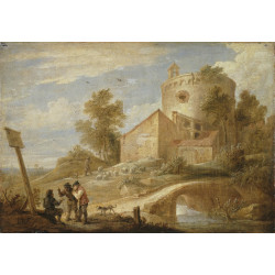 Landscape with a tower