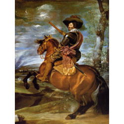 Equestrian portrait of don gaspar de guzmancount duke of olivares 1634