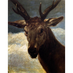 Head of a stag 1634