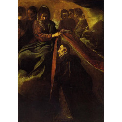 The virgin appearing to st ildephonsus and giving him a robe 1620 The virgin appearing to st ildephonsus and giving him a robe 1620