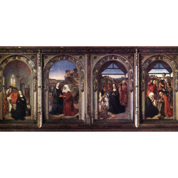 Triptych of the virgiin