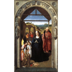 Triptych of the virgin detail 3