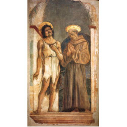 St john the baptist and st francis of assisi St john the baptist and st francis of assisi