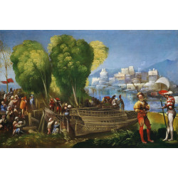 Aeneas and achates on the libyan coast 1520