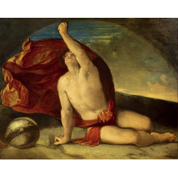 Sapiente con compasso e globo