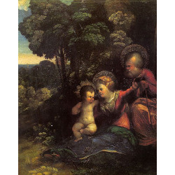 The rest on the flight into egypt