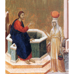 Christ and the samaritan woman fragment 1311