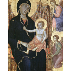 Madonna and child fragment