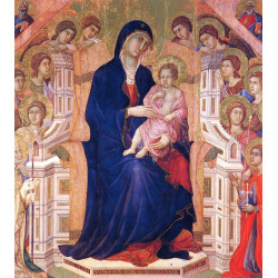 Madonna and child on a throne 1311