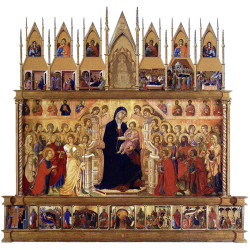 Madonna and child on a throne front 1311