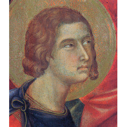 Madonna and child on a throne front side fragment 1311 1