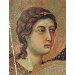 Madonna and child on a throne front side fragment 1311 19