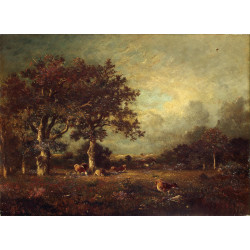 Landscape with cows