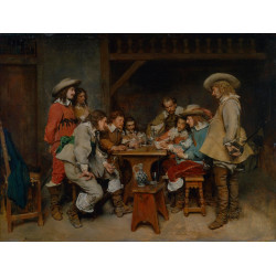 Ernest meissonier a game of piquet