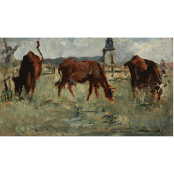 Cows at the pasture 1873