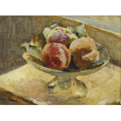 A bowl of peaches le compotier de peches c1889
