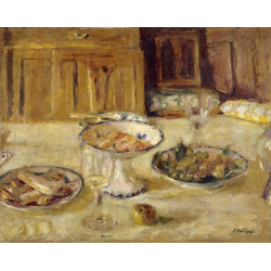 Biscuits and fruit compote compotier de biscuits et fruits c 1922