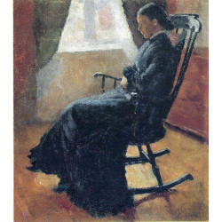 Aunt karen in the rocking chair 1883