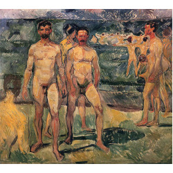 Bathing men 1907