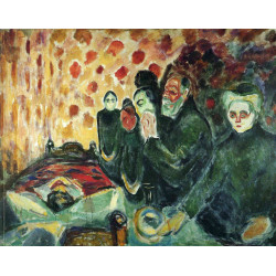 By the deathbed fever i 1915