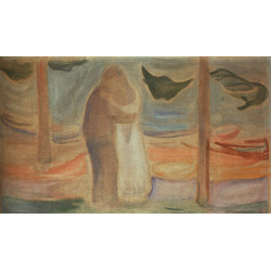 Couple on the shore from the reinhardt frieze 1907