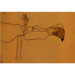 Clothed woman reclining