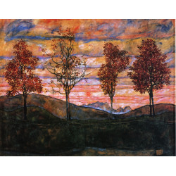Four trees 1917