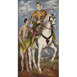 St martin and the beggar