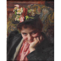 Le chapeau a fleurs 1892