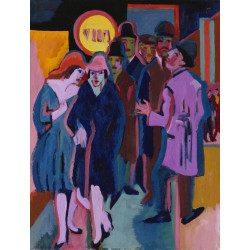 A night time street scene 1925