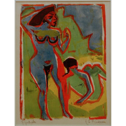 Badende frauen in moritzburg