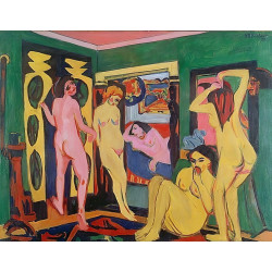 Badende im raum 190910 berarbeitung nach 1925