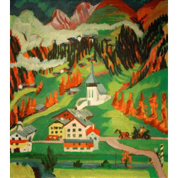 Frauenkirch im herbst